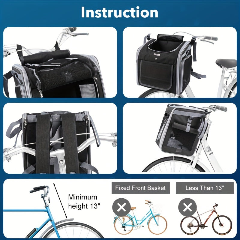 Expandable Bicycle Basket for Pets - image 5 of 15