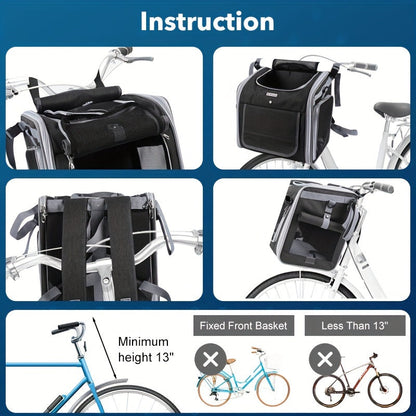 Expandable Bicycle Basket for Pets - image 5 of 15