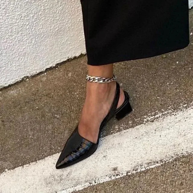 Vintage Pointed Slingback Pumps - image 7 of 7