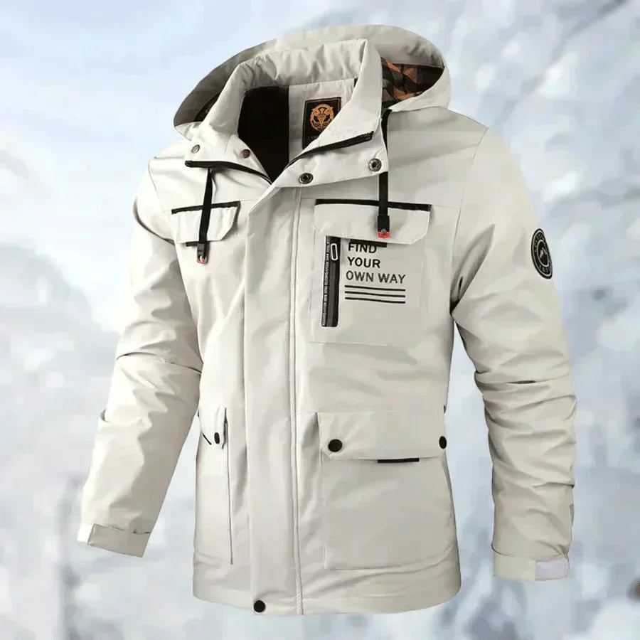 Water- and Windproof Men's Jacket | Detachable Hood - Men's jackets