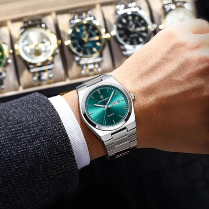 Waterproof Stainless Steel Men's Watch - image 12 of 14