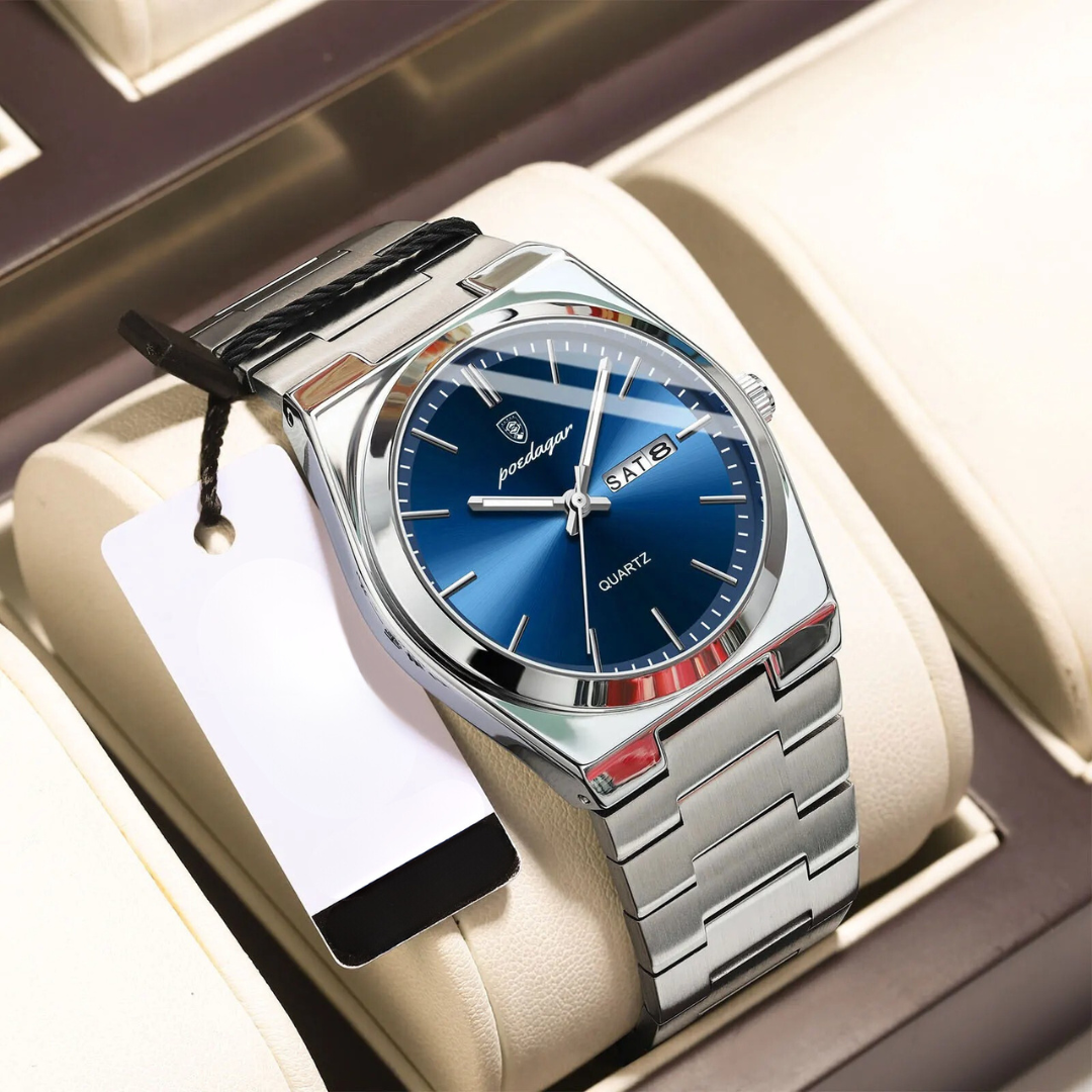 Waterproof Stainless Steel Men's Watch - image 3 of 14