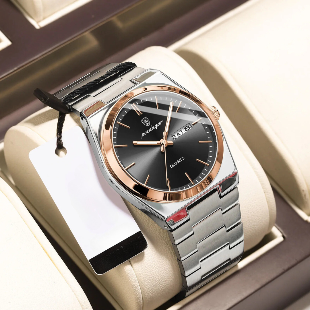 Waterproof Stainless Steel Men's Watch - image 6 of 14