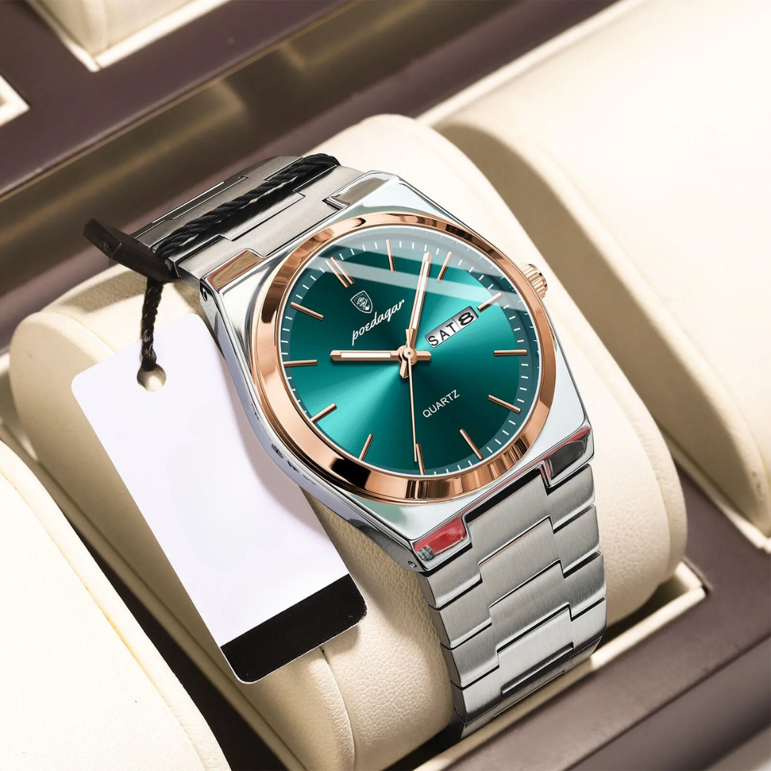 Waterproof Stainless Steel Men's Watch - image 7 of 14