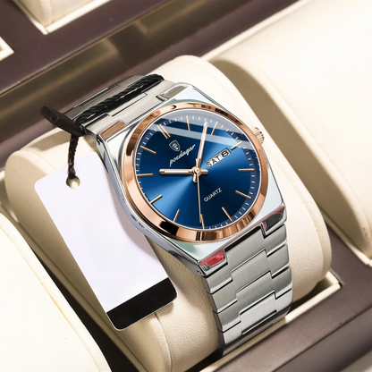 Waterproof Stainless Steel Men's Watch - image 8 of 14