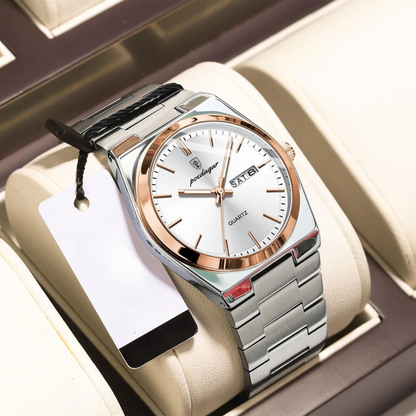 Waterproof Stainless Steel Men's Watch - image 9 of 14