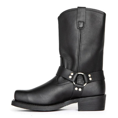 Waterproof Men's Cowboy Boots - Stylish & Rugged - Men's shoes