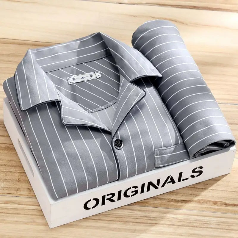 Pyjama Set for Men with Shirt and Button Closure - image 8 of 12