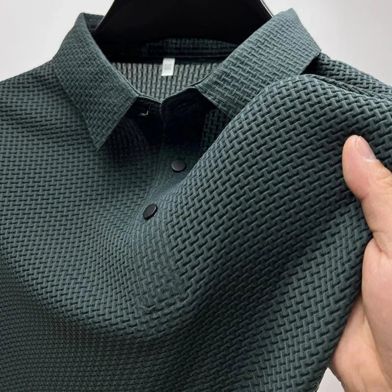 Wrinkle-Free Polo - image 3 of 7
