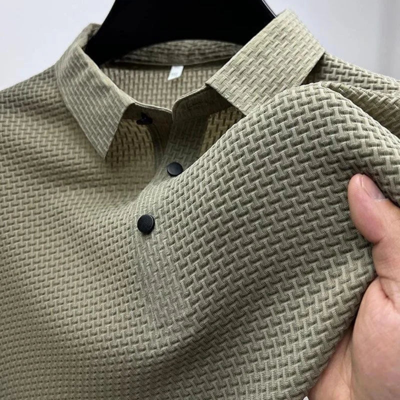 Wrinkle-Free Polo - image 4 of 7