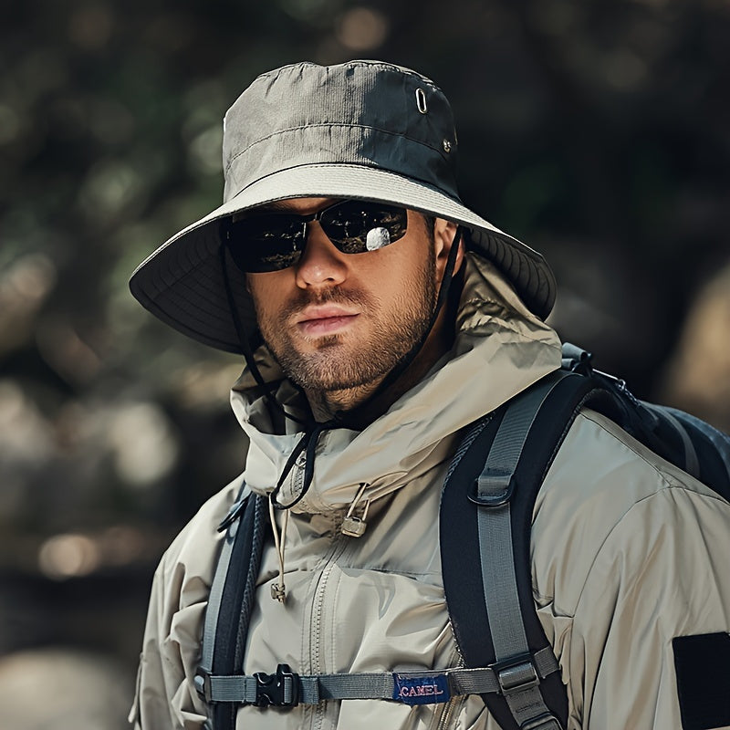 Men's Sun Hat with UV Protection for Hiking & Beach - image 2 of 5