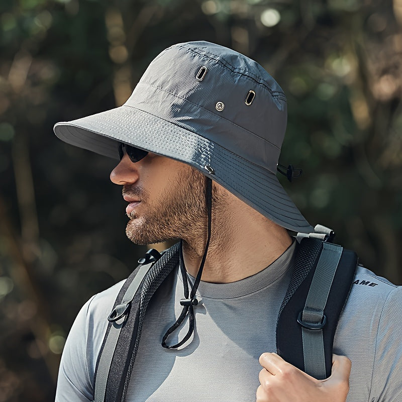Men's Sun Hat with UV Protection for Hiking & Beach - image 4 of 5