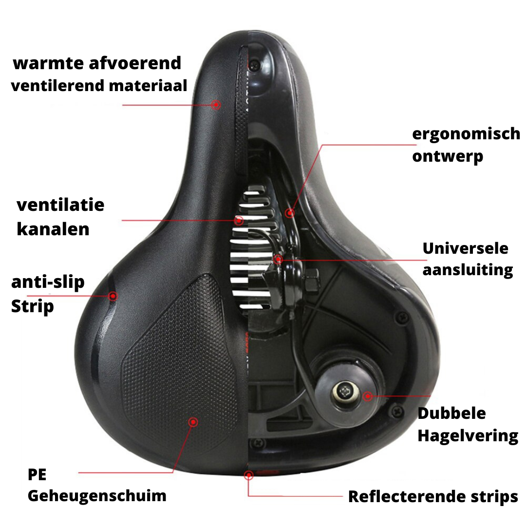 Comfortable Ergonomic Bike Saddle - image 5 of 8
