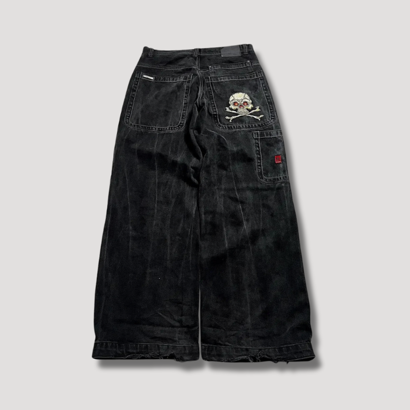 Black High-Waist Baggy Jeans - image 2 of 6