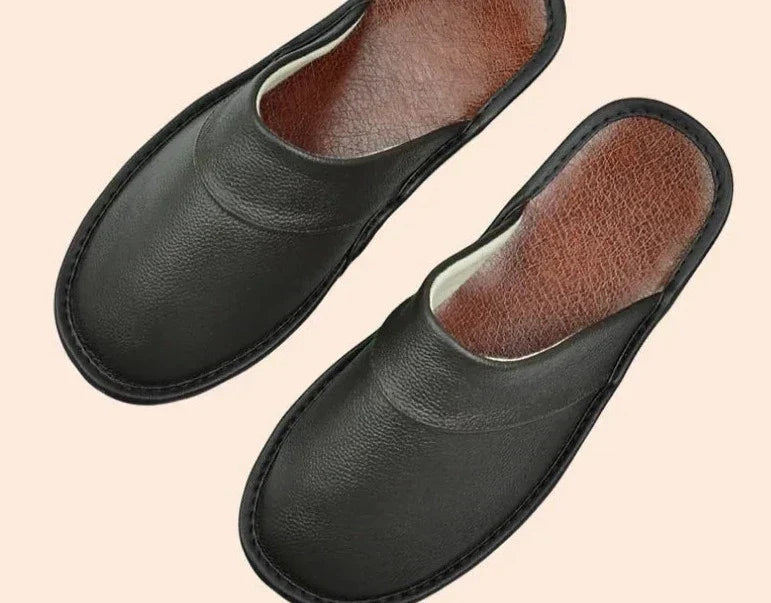 Black Men's Slippers - image 3 of 9
