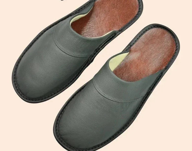 Black Men's Slippers - image 5 of 9